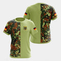 2026 Fashion German Flag Retro 3D Fashion Men's T-shirt for Summer Outdoor Sports, Breathable and Quick-Drying