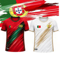 Portugal Flag Print Men's Football Jersey 2026 Breathable Quick-drying Sports T-shirt Unisex Summer Casual Fan Gift Tops