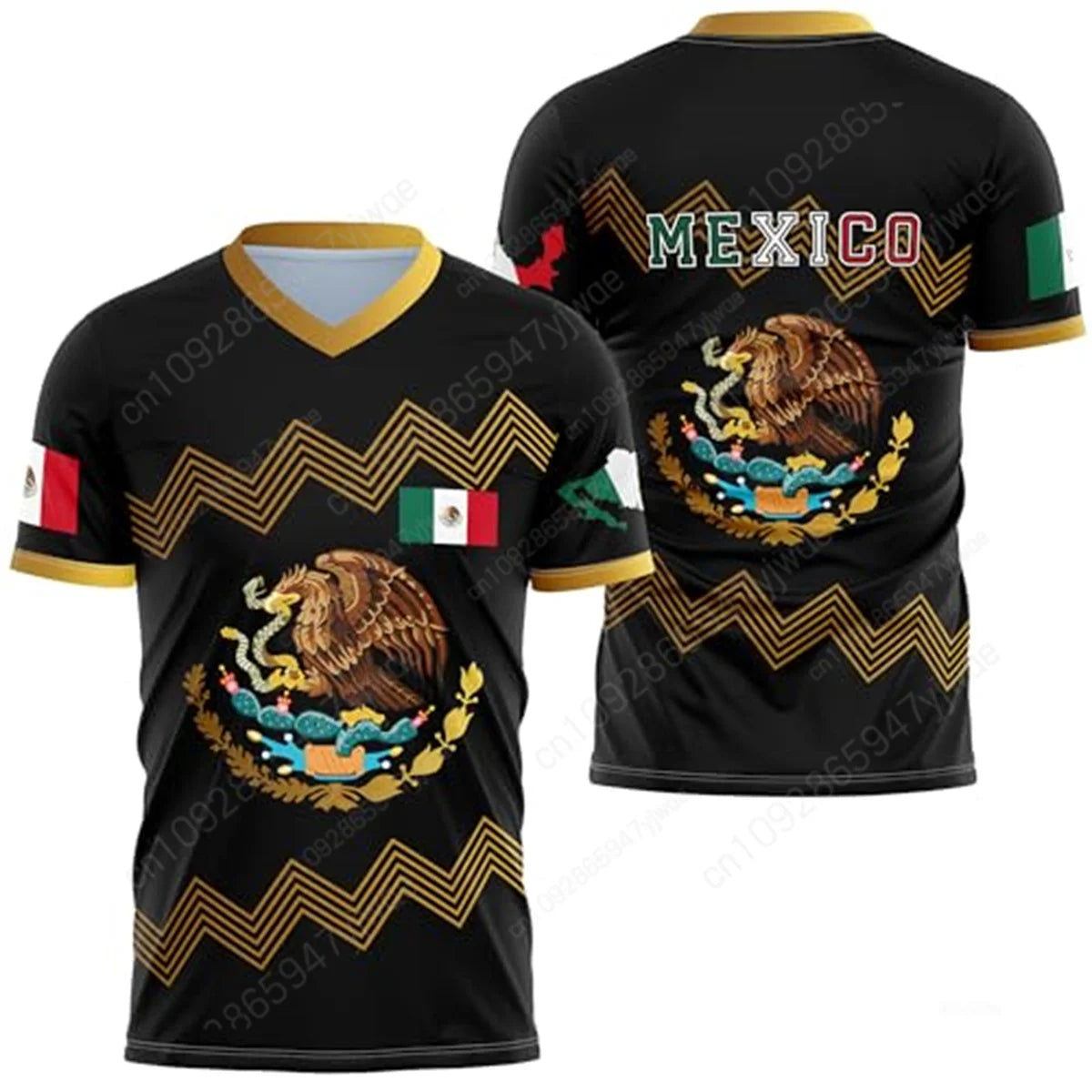 Mexico Soccer Jersey For Children 2026 Football National Team Fans Sportswear Short Sleeve Summer Men's Outdoor Training T-shirt