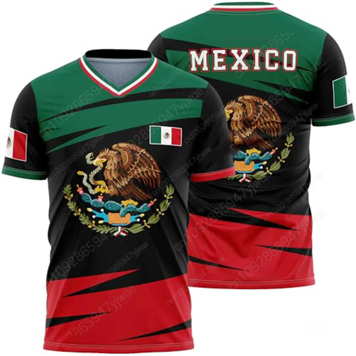 Mexico Soccer Jersey For Children 2026 Football National Team Fans Sportswear Short Sleeve Summer Men's Outdoor Training T-shirt