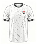 2026 Iraq Style Football Jersey Quick Dry Breathable Green White Fans Casual Outdoor Sports Streetwear T-shirt