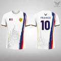 New France Flag Printed T-shirt Men Breathable And Quick-drying Soccer Jersey Unisex Casual Sports Training Short-sleeved Top