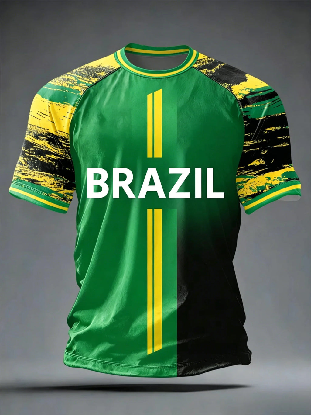 2026 Summer New Brazil Football Jerseys For Men Classic God Brazil Short Sleeve Tees Casual O-neck Sports Tshirts Man Clothing