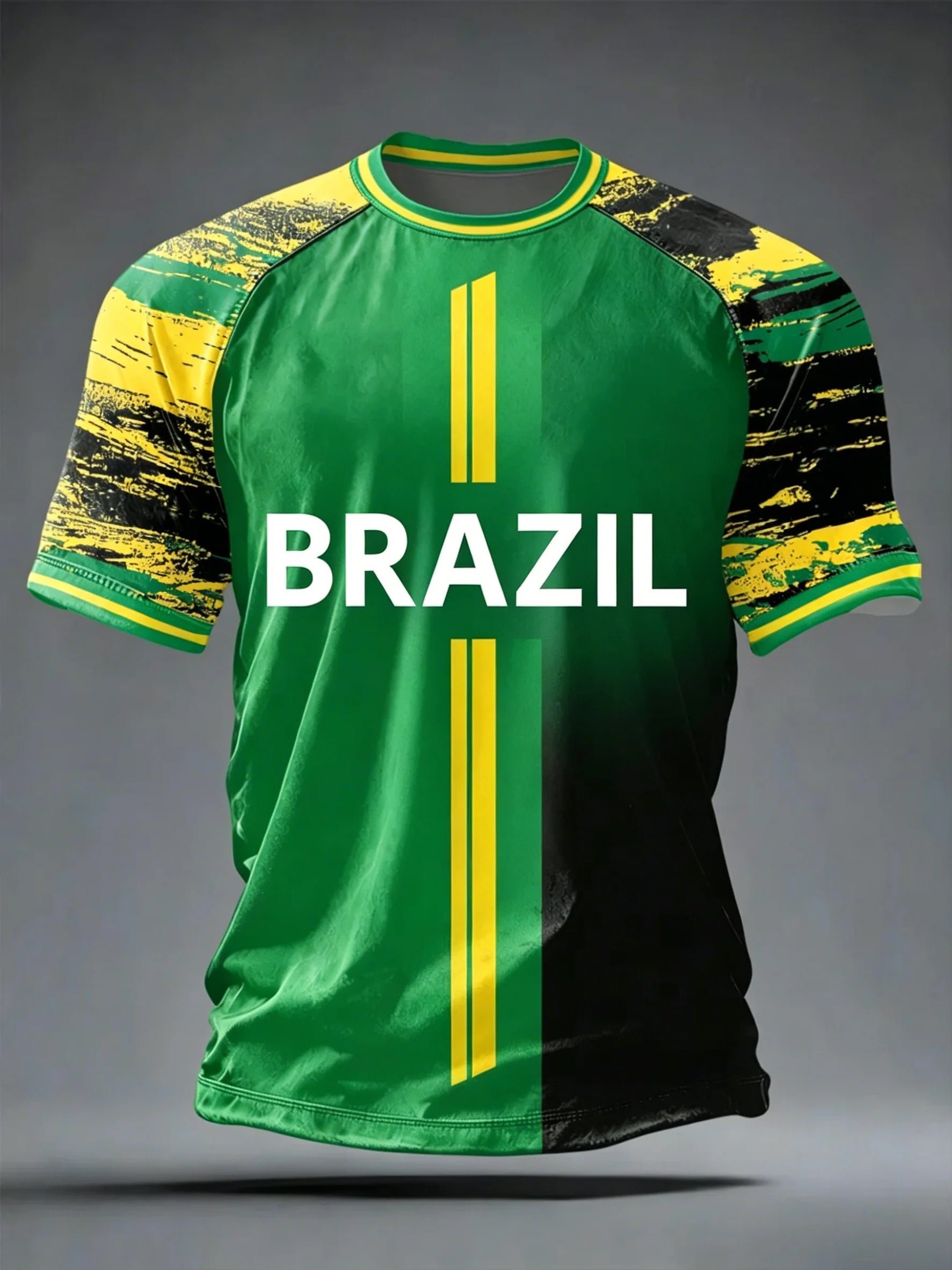 2026 Summer New Brazil Football Jerseys For Men Classic God Brazil Short Sleeve Tees Casual O-neck Sports Tshirts Man Clothing