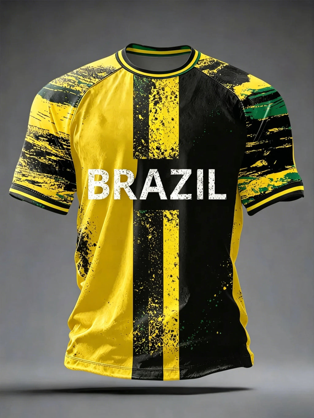2026 Summer New Brazil Football Jerseys For Men Classic God Brazil Short Sleeve Tees Casual O-neck Sports Tshirts Man Clothing